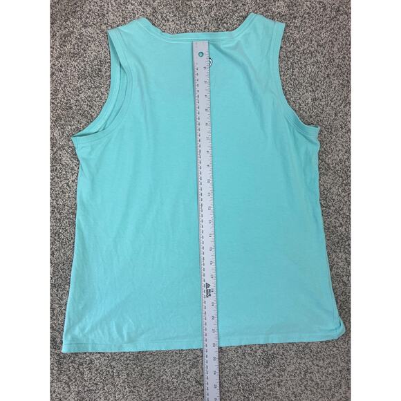 Life is Good Women M Tropical Coastal Nautical Resortwear Pineapple Graphic Tank - Picture 8 of 8